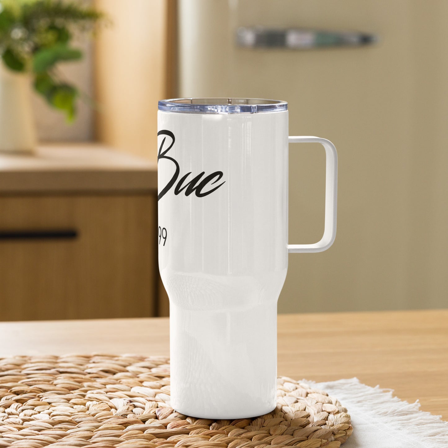 LeBuc Travel mug with a handle